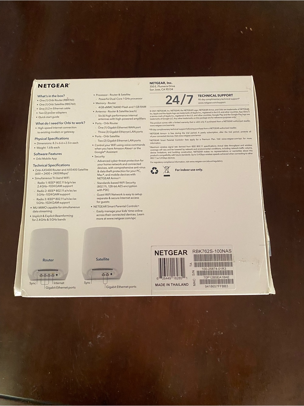 NETGEAR Orbi App Router Setup Box - Blue - Picture 4 of 6